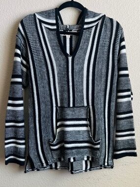 California Gypsy Baja Style V-Neck Hoodie